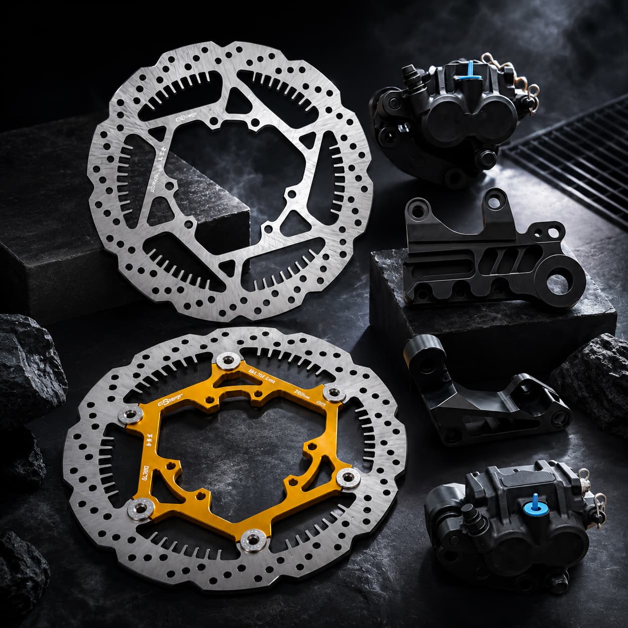 Kit Peningkatan Rem Ultra Bee  - Front Rear Brake Caliper Bracket Kit ulasan dan harga